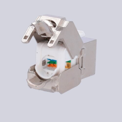 Stecker für FTP-Kabel - Ausgangsstecker RJ45 - Kompatibel FTP-Kategorie 6 - Einfache Installation ohne Werkzeuge