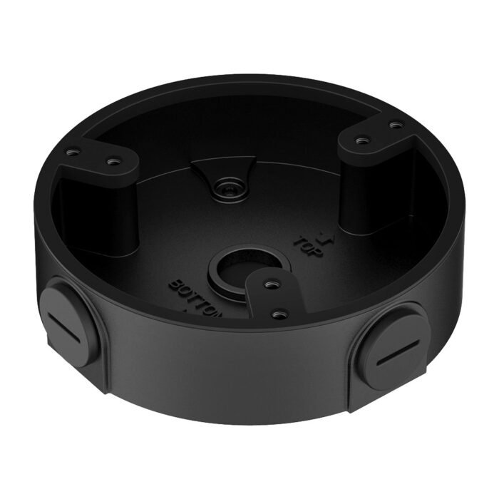 Anschlussbox - Für Dome-Kameras - Geeignet für den Außenbereich - Decken- oder Wandinstallation - Kabelstift - Farbe schwarz