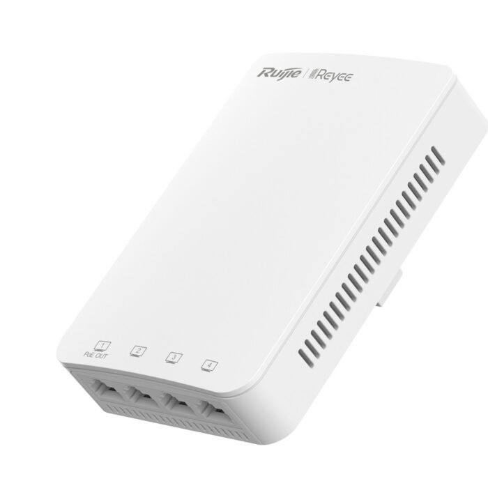 Reyee - Wi-Fi Omnidirektionaler Wand-AP 5 - Frequenz 2.4 und 5 GHz - Übertragungsrate bis zu 1267 Mbps - Gigabit-Switch 4 integr - Image 2