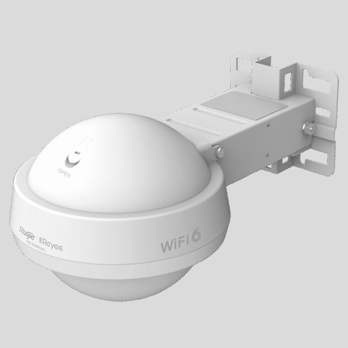 Reyee - Omnidirektionaler Außen-AP IP68 Wi-Fi 6 - Frequenz 2.4 und 5 GHz - Unterstützt 802.11a/b/g/n/ac/ax - Übertragungsgeschwi