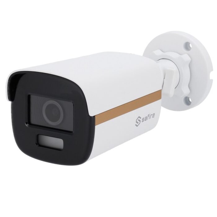 Safire Bullet Kamera ULTRA Reihe - HDTV-Ausgang - 8Mpx CMOS Night Color - Objektiv 2.8 mm Weißlichtbereich 40m - WDR (130 dB) |