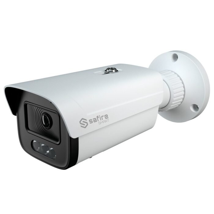 Safire Smart - Bullet-IP-Kamera-Reihe E1 Night Color - Auflösung 4 Megapixel (2566x1440) - Objektiv 2.8 mm | MIC | LED 30m - KI: