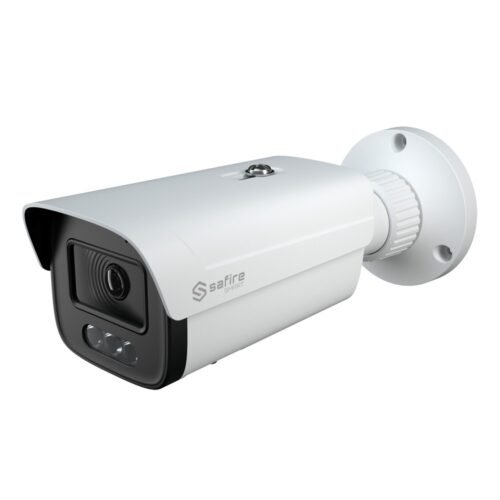 Safire Smart - IP-Bullet-Kamera I1 Reihe mit aktiver Abschreckung - Auflösung 8 Megapixel (3840x2160) - Objektiv 2.8 mm | MIC &a