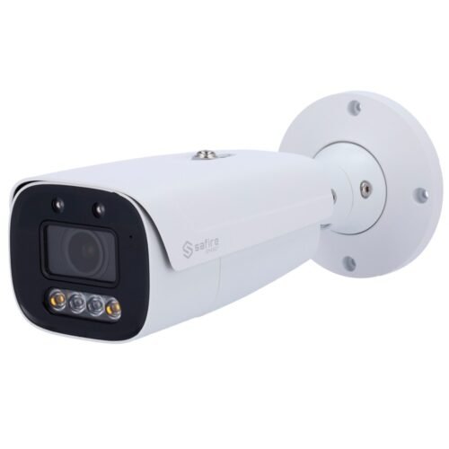 Safire Smart - IP-Bullet-Kamera I1 Reihe mit aktiver Abschreckung - Auflösung 4 Megapixel (2566x1440) - Objektiv 2.8-12 mm | MIC