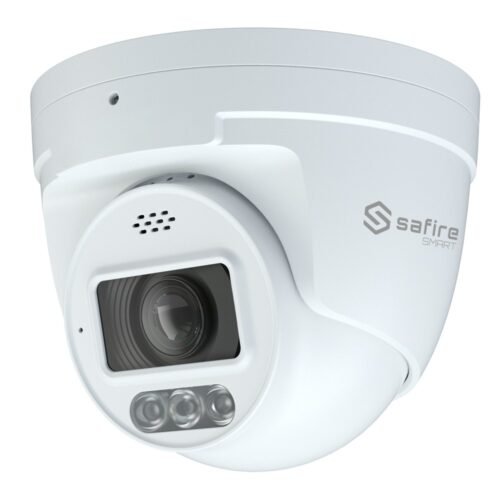 Safire Smart - IP-Turret-Kamera Reihe I1 mit aktiver Abschreckung - Auflösung 8 Megapixel (3840x2160) - Objektiv 2.8 mm | MIC &a