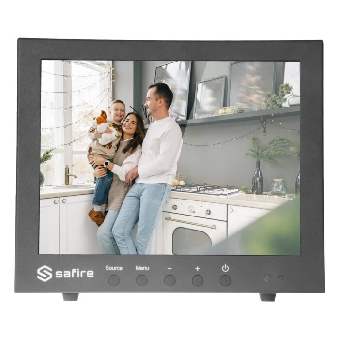 SAFIRE LED-Monitor 10" - Entwickelt für die Videoüberwachung - Format 4:3 - VGA