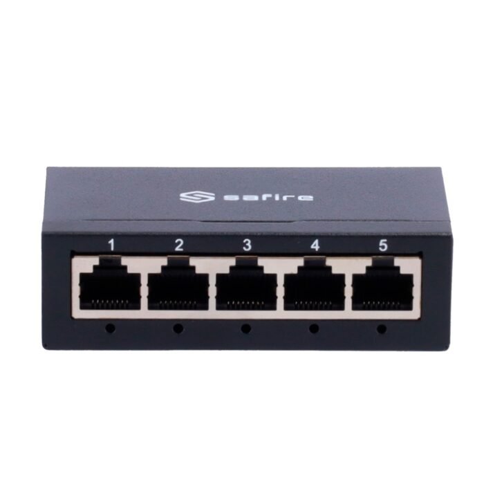 Desktop-Switch - 5 Gigabit-Ports - Geschwindigkeit 10/100/1000 Mbps - Plug &amp Play - Energiesparende Technologie - Metallgehäu