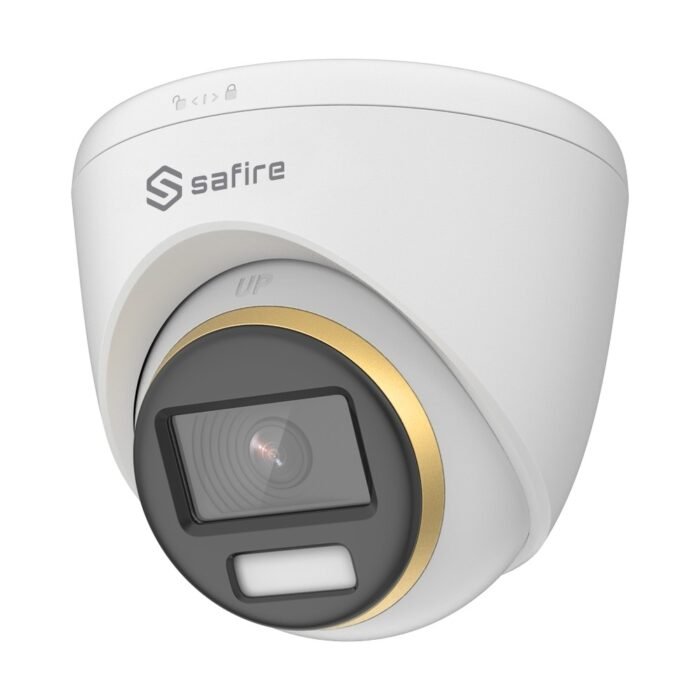 Safire Turret Kamera 8 Mpx - Volle Farbsicht - Objektiv 3.6 mm / True WDR - F1.0 für bessere Beleuchtung - Minimale Beleuchtung