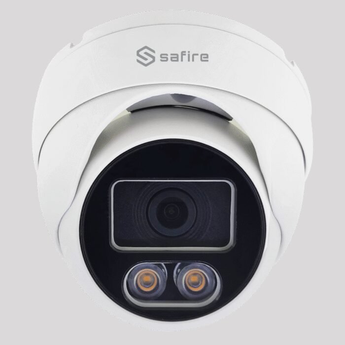 Turret Safire Kamera PRO-Reihe - 5 Mpx-Hochleistungs-CMOS-Nachtfarbe - Ausgabe 4 in 1 - Objektiv 3.6 - Weißes Licht, Reichweite