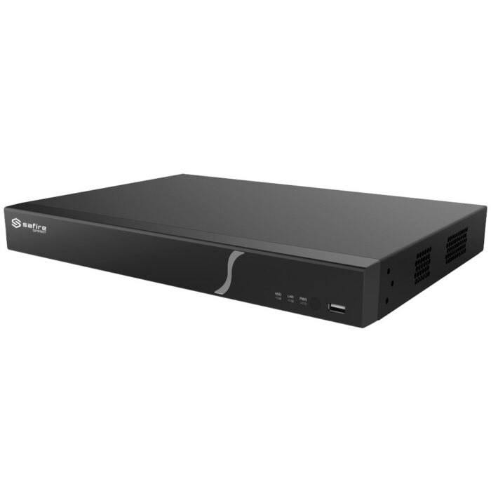 Safire Smart - XVR-Analoger Rekorder Reihe 8 - 16CH HDTVI/HDCVI/AHD/CVBS/ 16+8 IP - HDMI-Ausgang 4K und VGA / 2 HDD - Maximale a