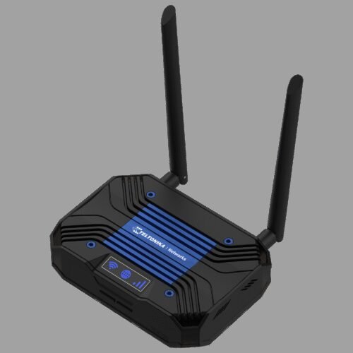Teltonika Router 4G Industriell - 4G Kategorie 6 - WLAN 5 - 2 Ethernet-Anschlüsse RJ45 Fast Ethernet - Entwickelt für Kleines Bü