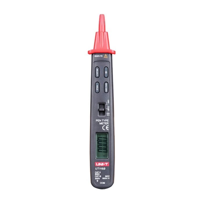 Stift-Digital-Multimeter - LCD-Bildschirm - DC und AC Spannungsmessung bis zu 300V - Widerstands- und Kapazitätsmessung - Summer