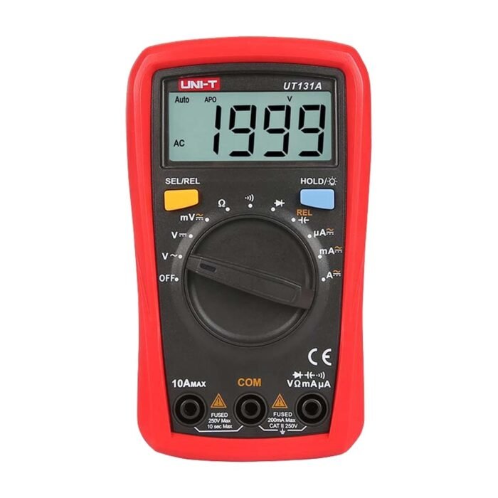 LCD-Digital-Handmultimeter - DC und AC Spannungsmessung bis zu 250V - DC- und AC-Strommessung bis zu 10A - Automatischer Messber