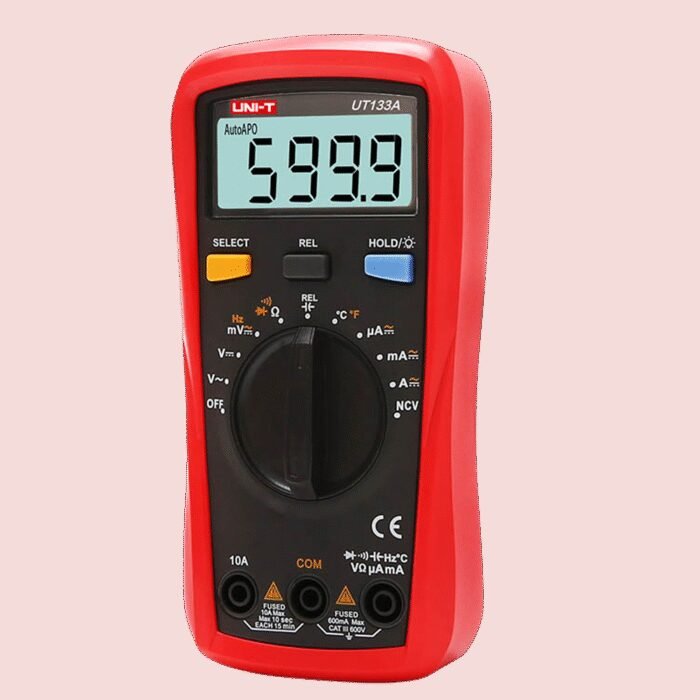 Hand-Digital-Multimeter - DC und AC Spannungsmessung bis zu 600V - DC- und AC-Strommessung bis zu 10A - Messung von Widerstand