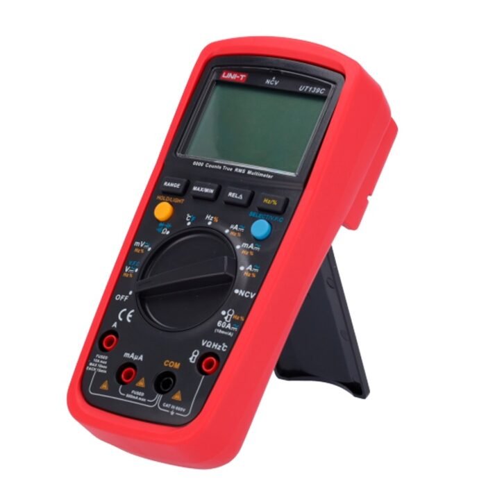 Digitales Multimeter mit True RMS-Funktion - DC und AC Spannungsmessung bis zu 600V - DC- und AC-Strommessung bis zu 10A - Wider