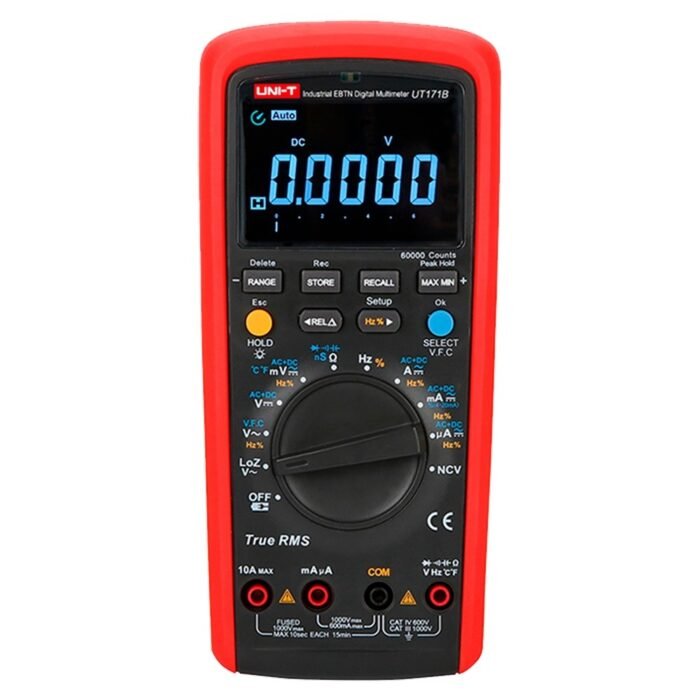 Digitales Multimeter EBTN LCD - PC-Anschluss für Datenübertragung - AC/DC-Messung: bis zu 1000V und 10A - Widerstandsmessung