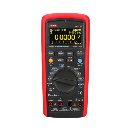 OLED-Digitalmultimeter - PC-Anschluss für Datenübertragung - AC/DC-Messung: bis zu 1000V und 10A - Widerstandsmessung