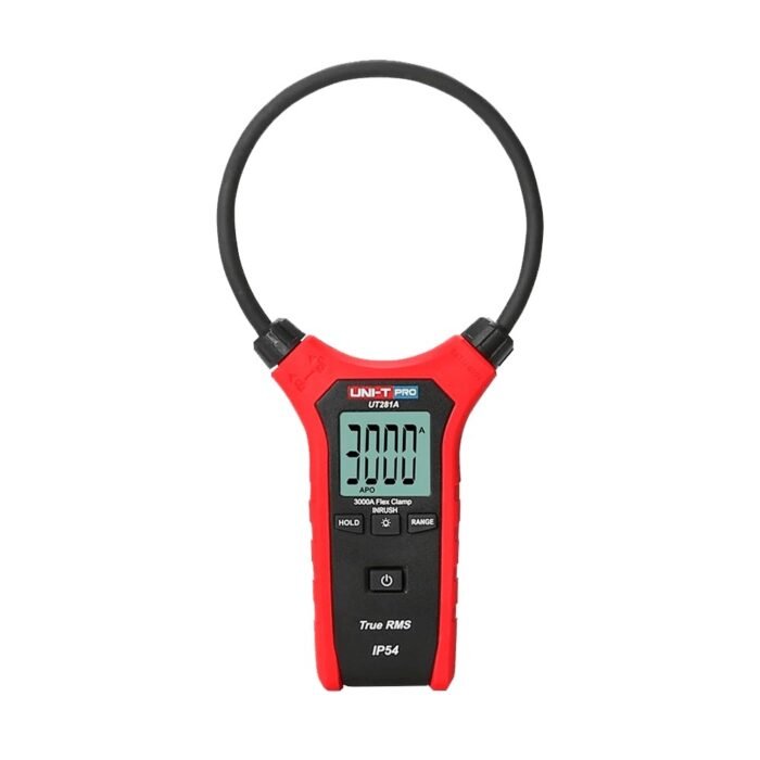 Flexible Stromzange 10" - LCD-Anzeige bis zu 3000 Zählungen - AC-Strommessung bis zu 3000A - Hohe AC-Genauigkeit mit True-RMS-Fu