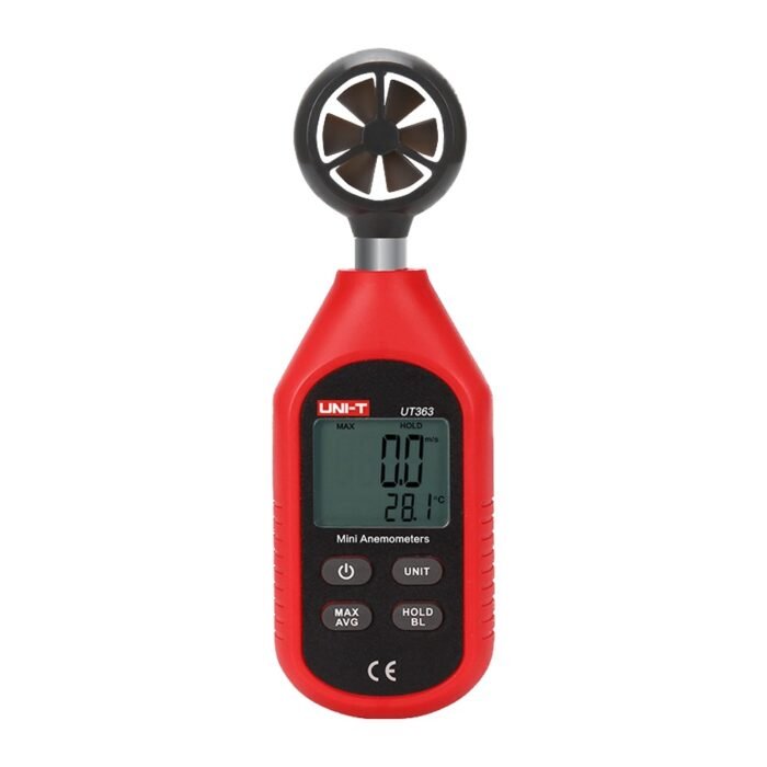Hand-Anemometer - Hochpräziser Windgeschwindigkeitssensor - Temperatursensor - Automatische Abschaltung - Höchst-