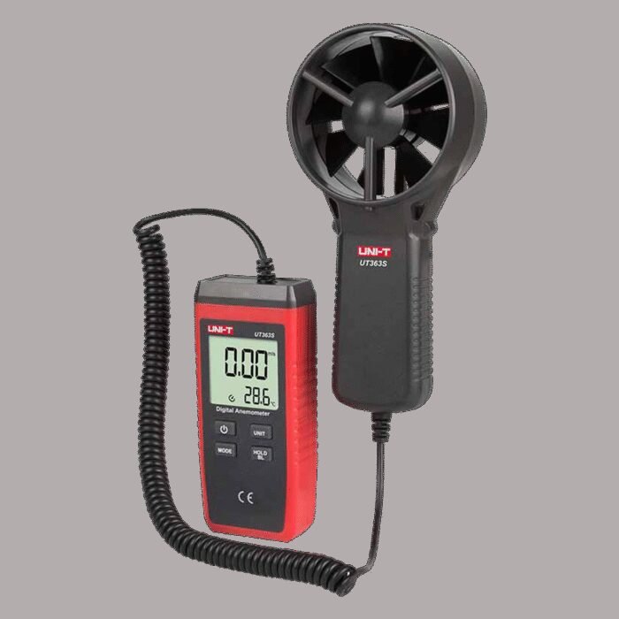 Split-Anemometer - Hochpräziser Windgeschwindigkeitssensor - Temperatursensor - Automatische Abschaltung - Höchst-