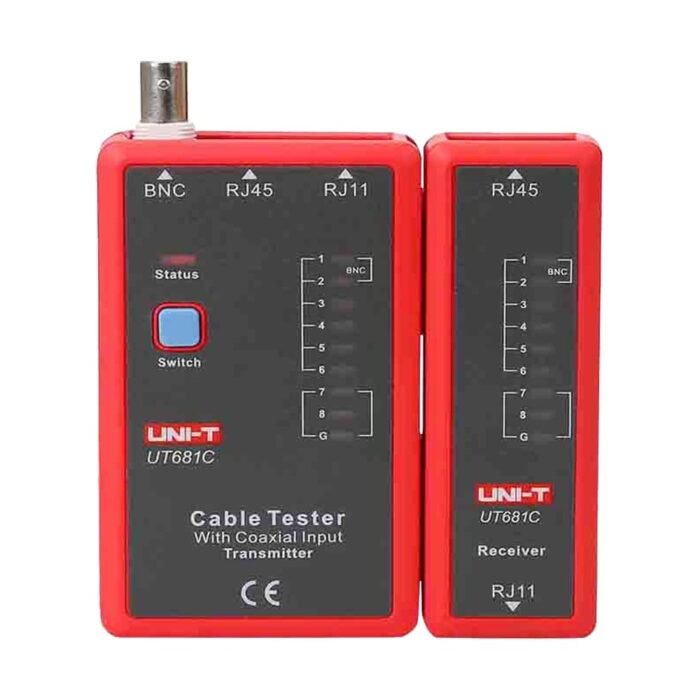 Kabel-Tester - Kabelstatusprüfung RJ45/RJ11/BNC - Testen im schnellen und langsamen Modus - Automatische Abschaltung