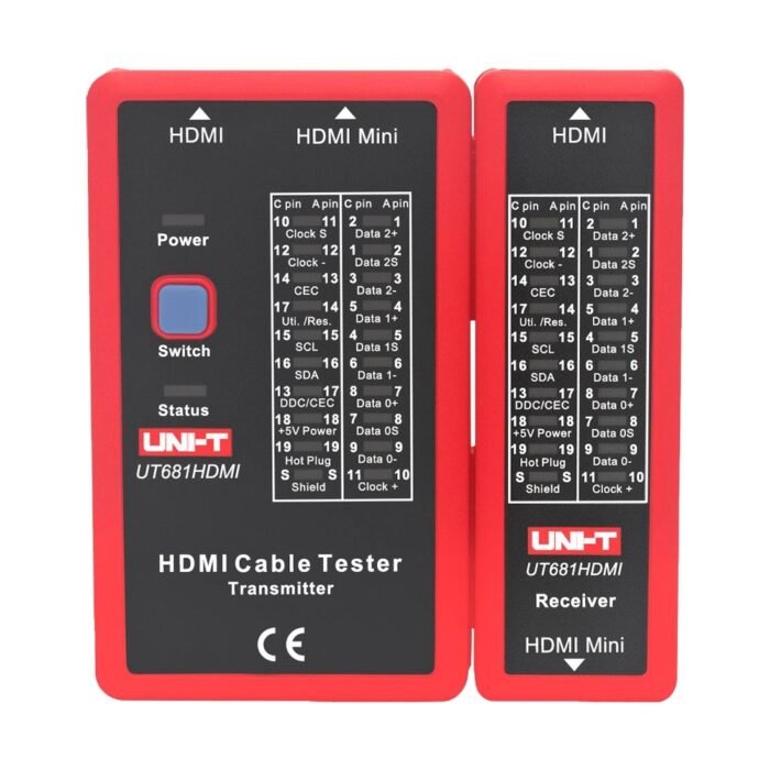 Kabel-Tester - Statusprüfung HDMI/MINI-HDM-Kabel - Bewertung von Kurzschlüsse im Kabel
