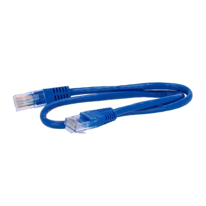 UTP Kabel - Ethernet - Verbinder RJ45 - Kategorie 5E - 0.5 m - Farbe Blau