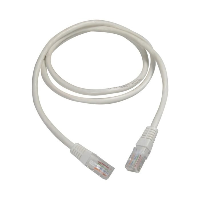 UTP Safire Kabel - Ethernet - Verbinder RJ45 - Kategorie 5E - 1 m - Weiße Farbe