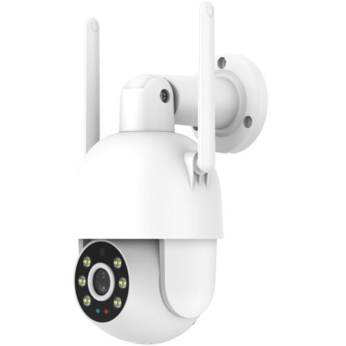 VicoHome Außenbereich PT 3Mpx Wifi - Fernbewegung / Autotracking - H.264 / Objektiv 4mm 89° - IR 7 m / Weiße LED