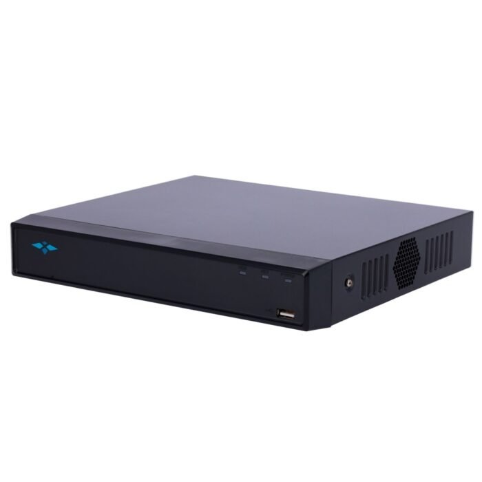 X-Security KI IP-Rekorder - 4 CH IP-Video | 4 CH PoE - Maximale Aufzeichnungsauflösung 12 Mpx - Bandbreite 80 Mbps - HDMI Full H