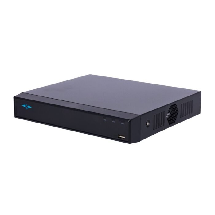 X-Security KI IP-Rekorder - 8 CH-Video-IP- / 8 PoE-Ports - Maximale Aufzeichnungsauflösung 12 Mpx - Bandbreite 80 Mbps - HDMI Fu