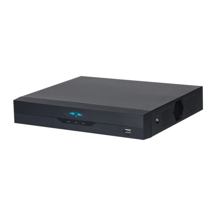 X-Security WizSense KI IP-Recorder - 16 CH IP-Video - Maximale Aufzeichnungsauflösung 12 Mpx - Bandbreite 144 Mbps - HDMI Full H