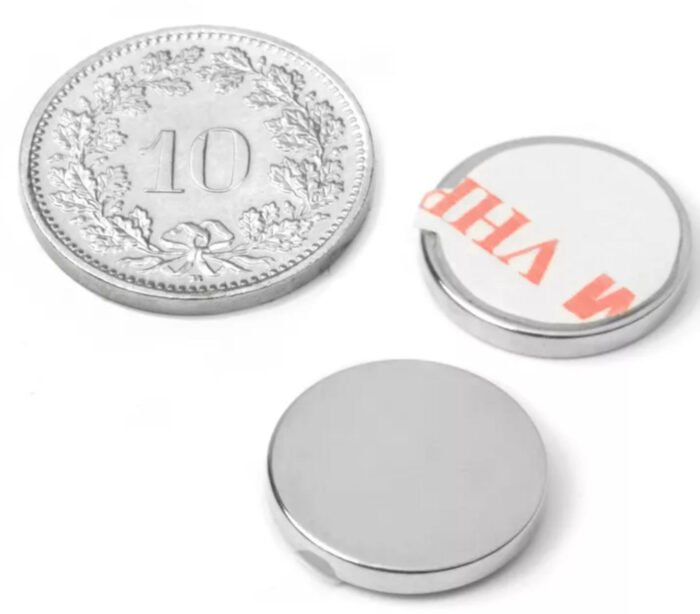 Mini-Scheibenmagnet für Fenster-/Türkontakte, 15mm X 2mm
