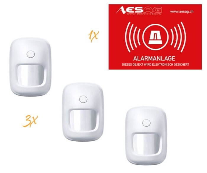 LUPUS - PIR Bewegungsmelder V2 3er SET