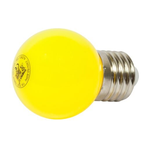 Synergy 21 LED Retrofit E27 Tropfenlampe G45 gelb 1 Watt für Lichterkette