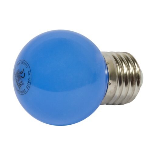 Synergy 21 LED Retrofit E27 Tropfenlampe G45 blau 1 Watt für Lichterkette