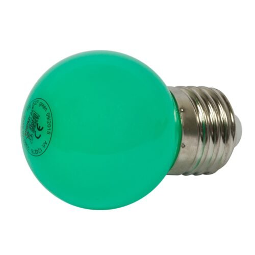 Synergy 21 LED Retrofit E27 Tropfenlampe G45 grün 1 Watt für Lichterkette