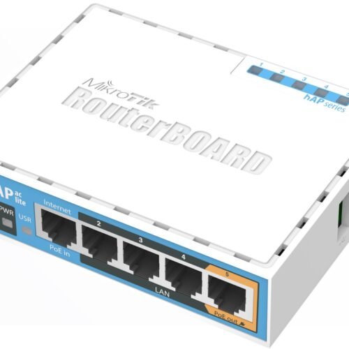 MikroTik home AC Access Point lite RB952Ui-5ac2nD, hAP ac Lite, 2.4/5GHz, 5x 10/100