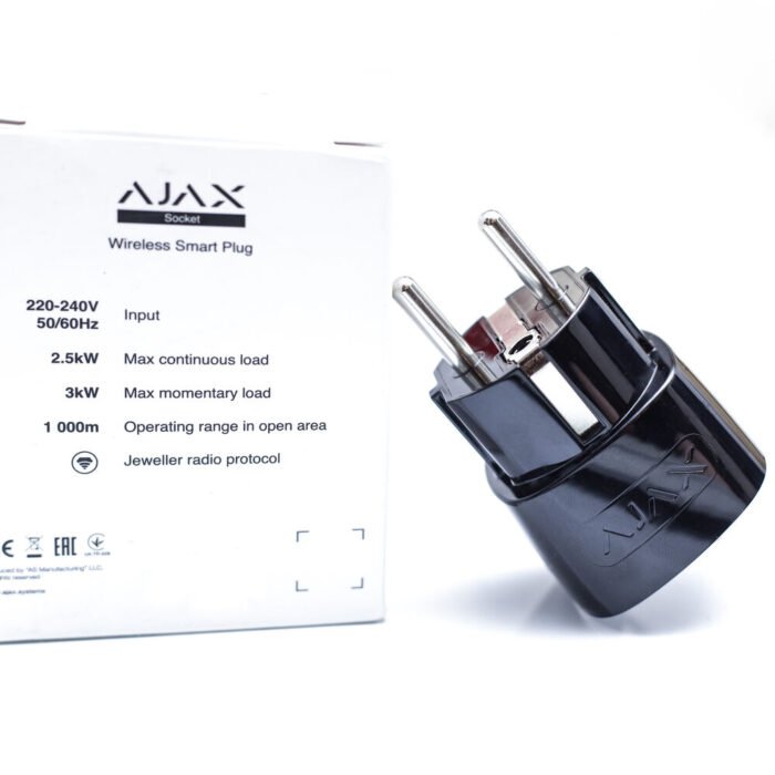 AJAX | Funk-Steckdosenadapter "Socket" (Schwarz) - Image 3