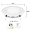 Synergy 21 LED Panel Rund 6W RGB-WW mit Funk und WLAN *Milight/Miboxer* - Image 2