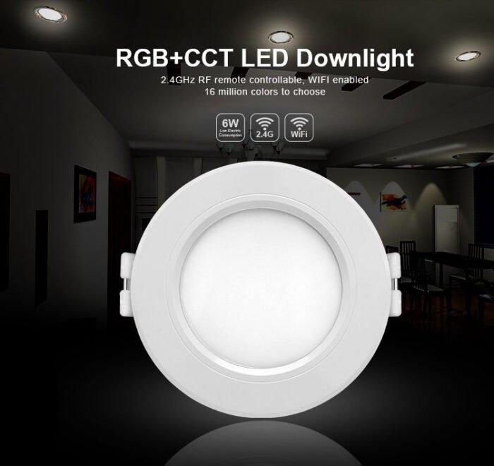 Synergy 21 LED Panel Rund 6W RGB-WW mit Funk und WLAN *Milight/Miboxer* - Image 3