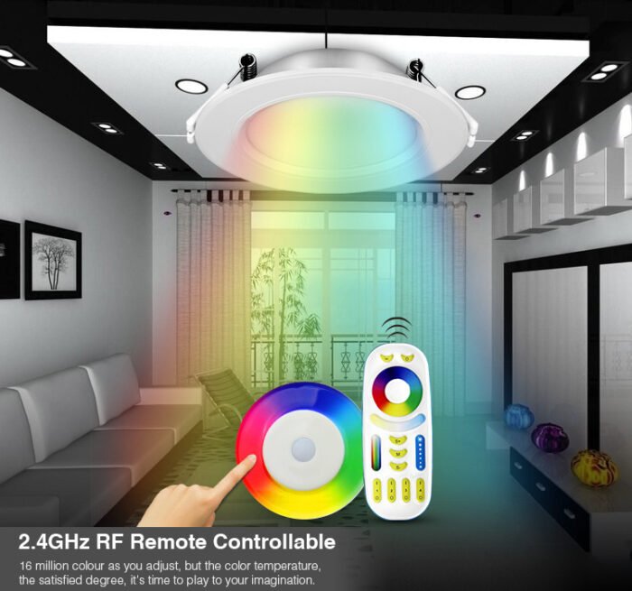 Synergy 21 LED Panel Rund 6W RGB-WW mit Funk und WLAN *Milight/Miboxer* - Image 5