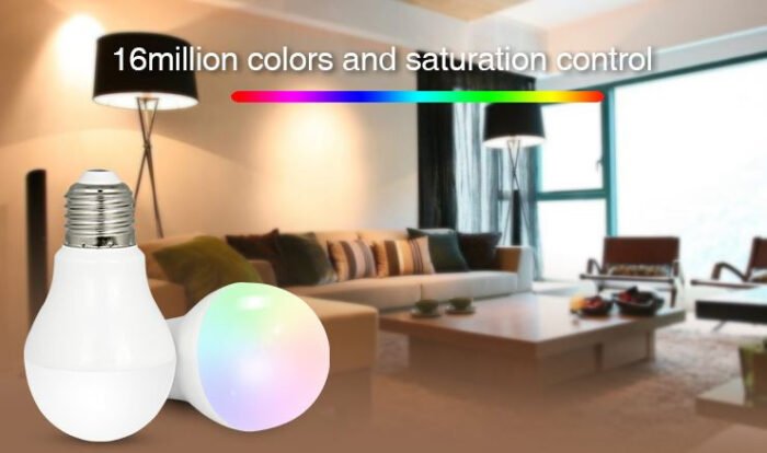 Synergy 21 LED Retrofit E27 6W RGB-WW Lampe mit Funk und WLAN *Milight/Miboxer* - Image 4