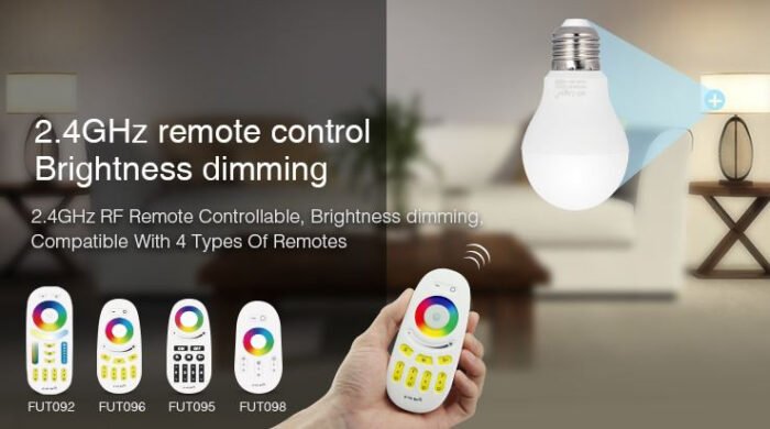 Synergy 21 LED Retrofit E27 6W RGB-WW Lampe mit Funk und WLAN *Milight/Miboxer* - Image 6