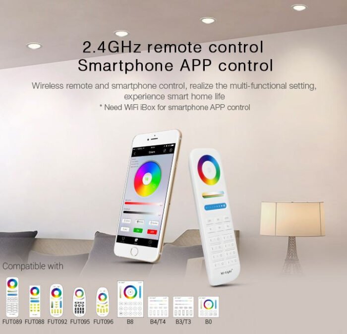 Synergy 21 LED Panel Rund 18W RGB-WW mit Funk und WLAN *Milight/Miboxer* - Image 2