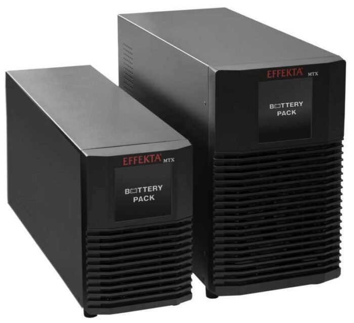 Effekta MTX-XL Lineinteraktive USV, 1100VA, 36min bei cos phi 0,7 , MTX1100-36, USB+RS232, Schwarz, Sinus-Ausgang, - Image 2