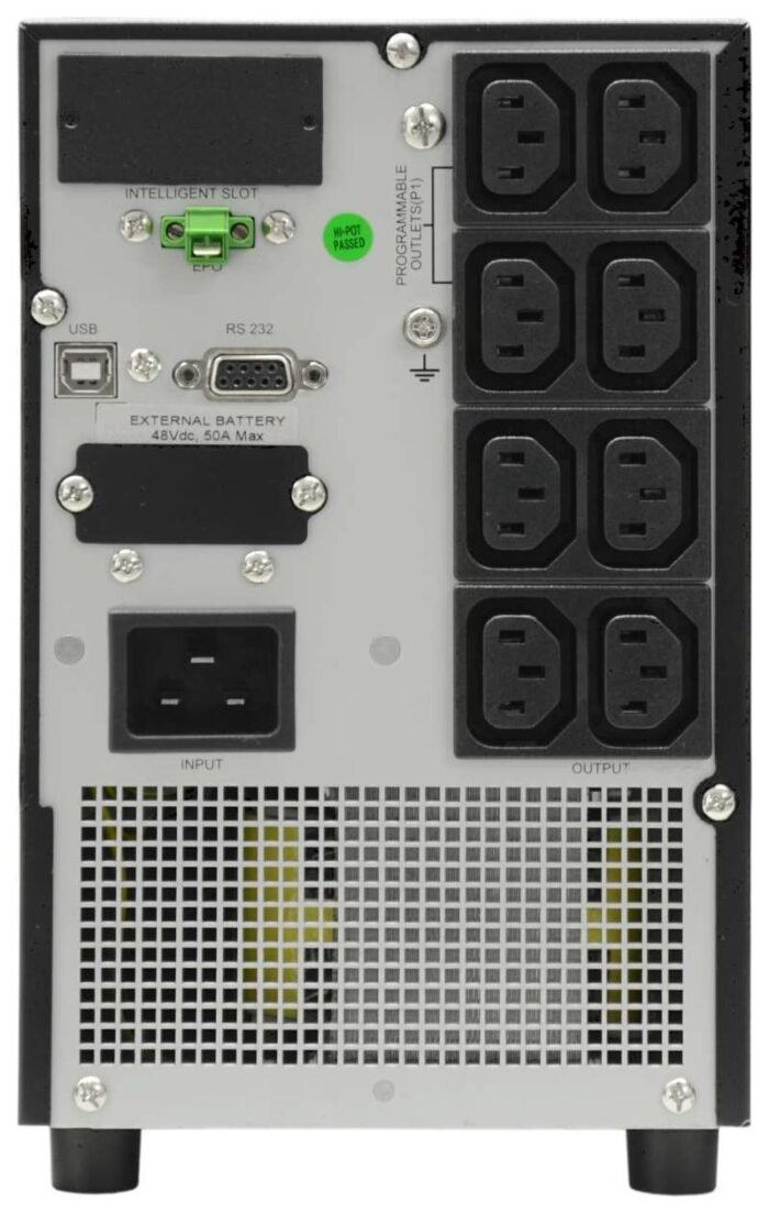 Effekta MTX-XL Lineinteraktive USV, 2000VA, 26min bei cos phi 0,7 , MTX2000-26, USB+RS232, Schwarz, Sinus-Ausgang,