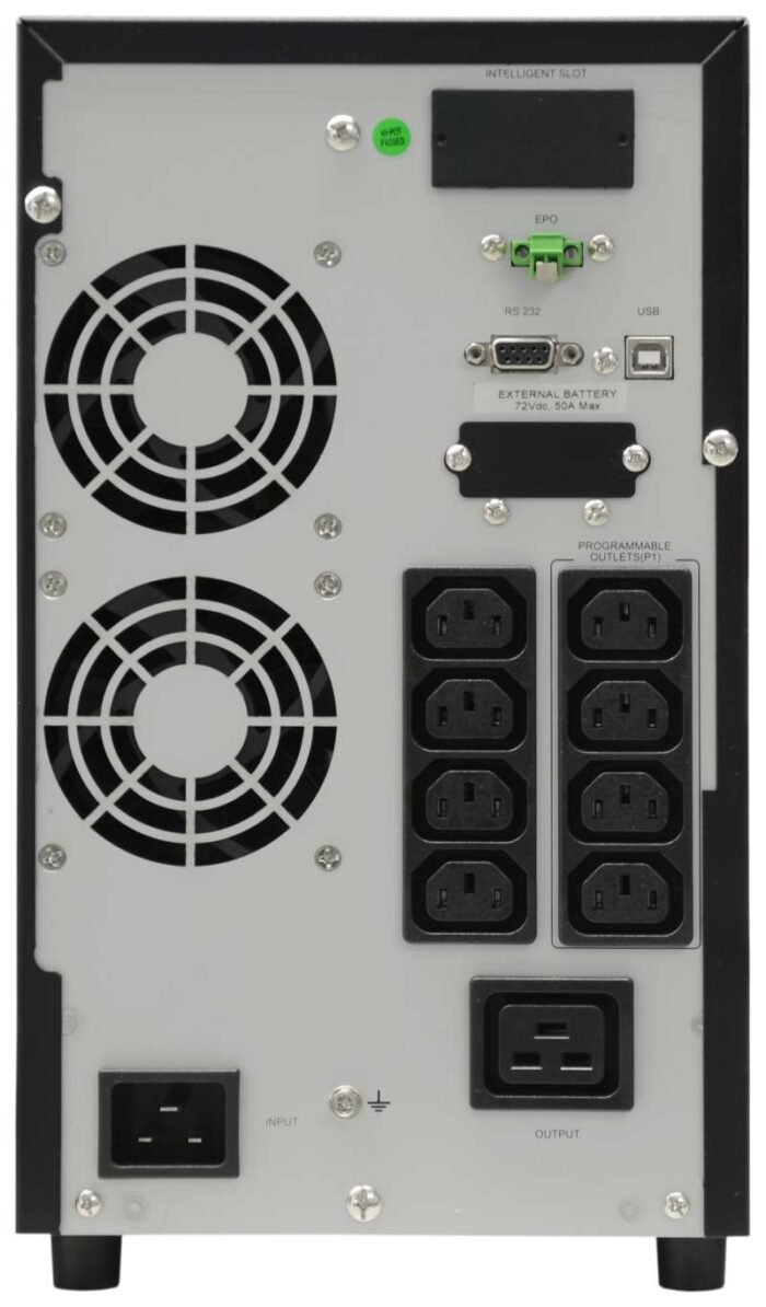 Effekta MTX-XL Lineinteraktive USV, 3000VA, 28min bei cos phi 0,7 , MTX3000-28, USB+RS232, Schwarz, Sinus-Ausgang,