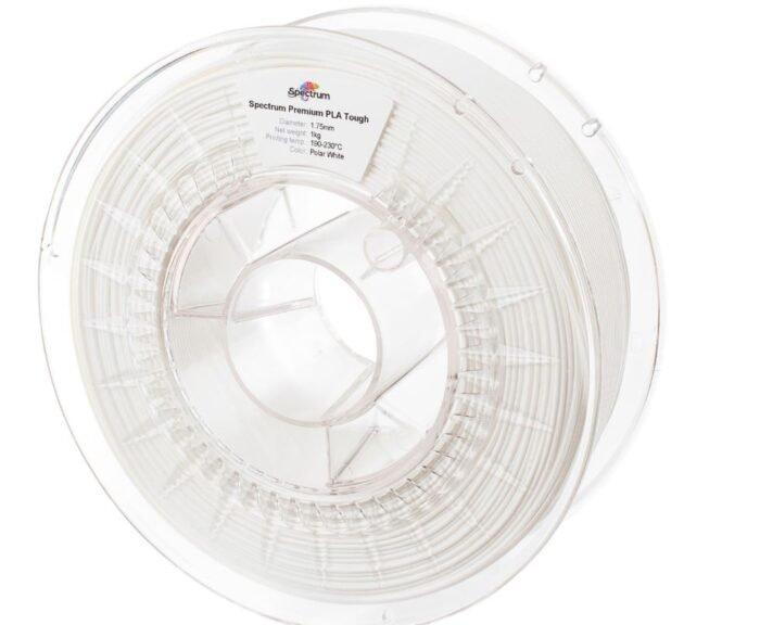 Spectrum 3D Filament / PLA Tough / 1,75mm / Polar White / Weiß / 1kg - Image 2