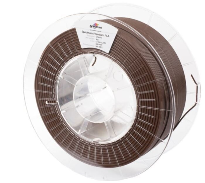 Spectrum 3D Filament / PLA Premium / 1,75mm / Chocolate Brown / Braun / 1kg - Image 2